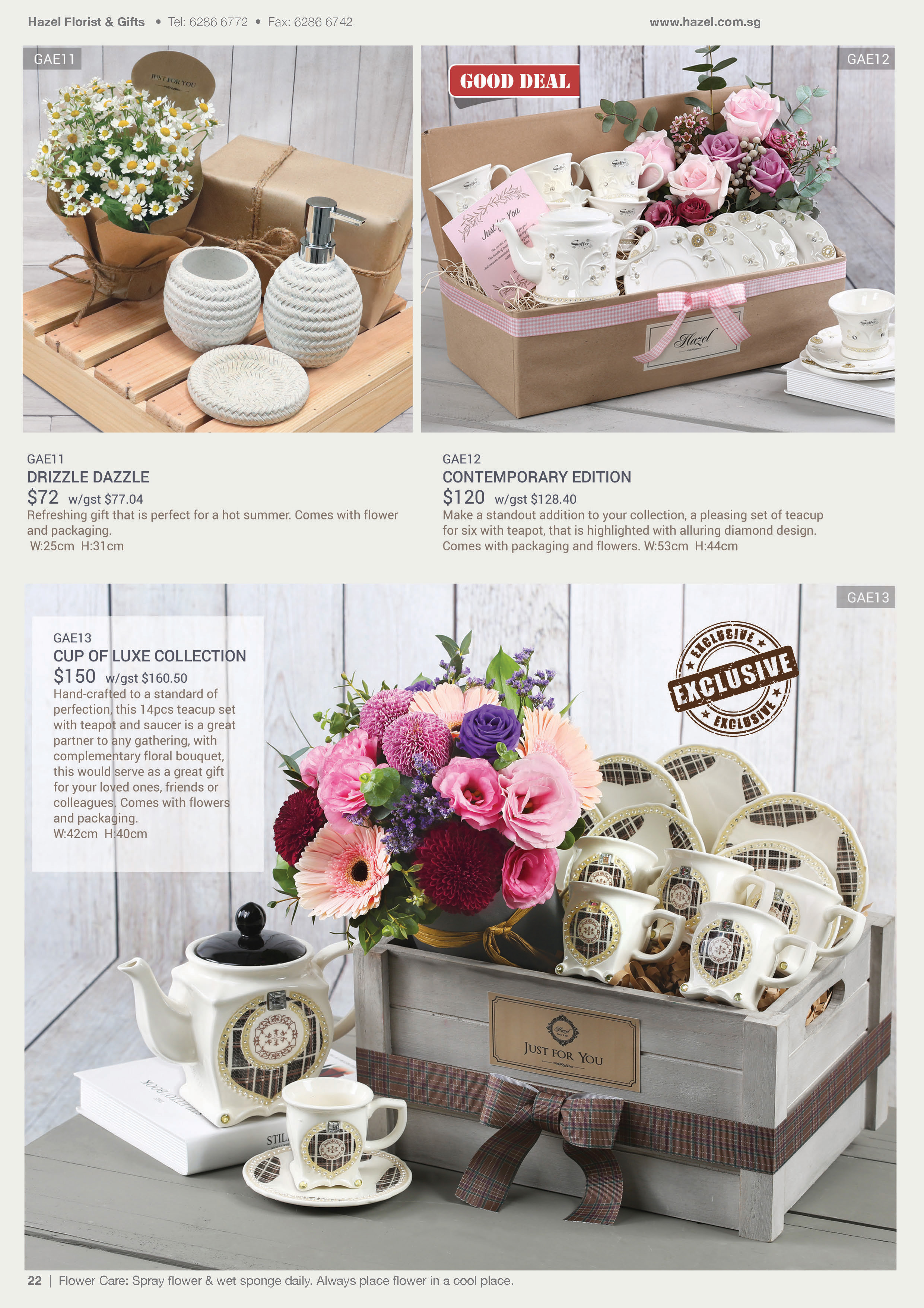 Catalogue Hazel Florist & Gifts Pte Ltd