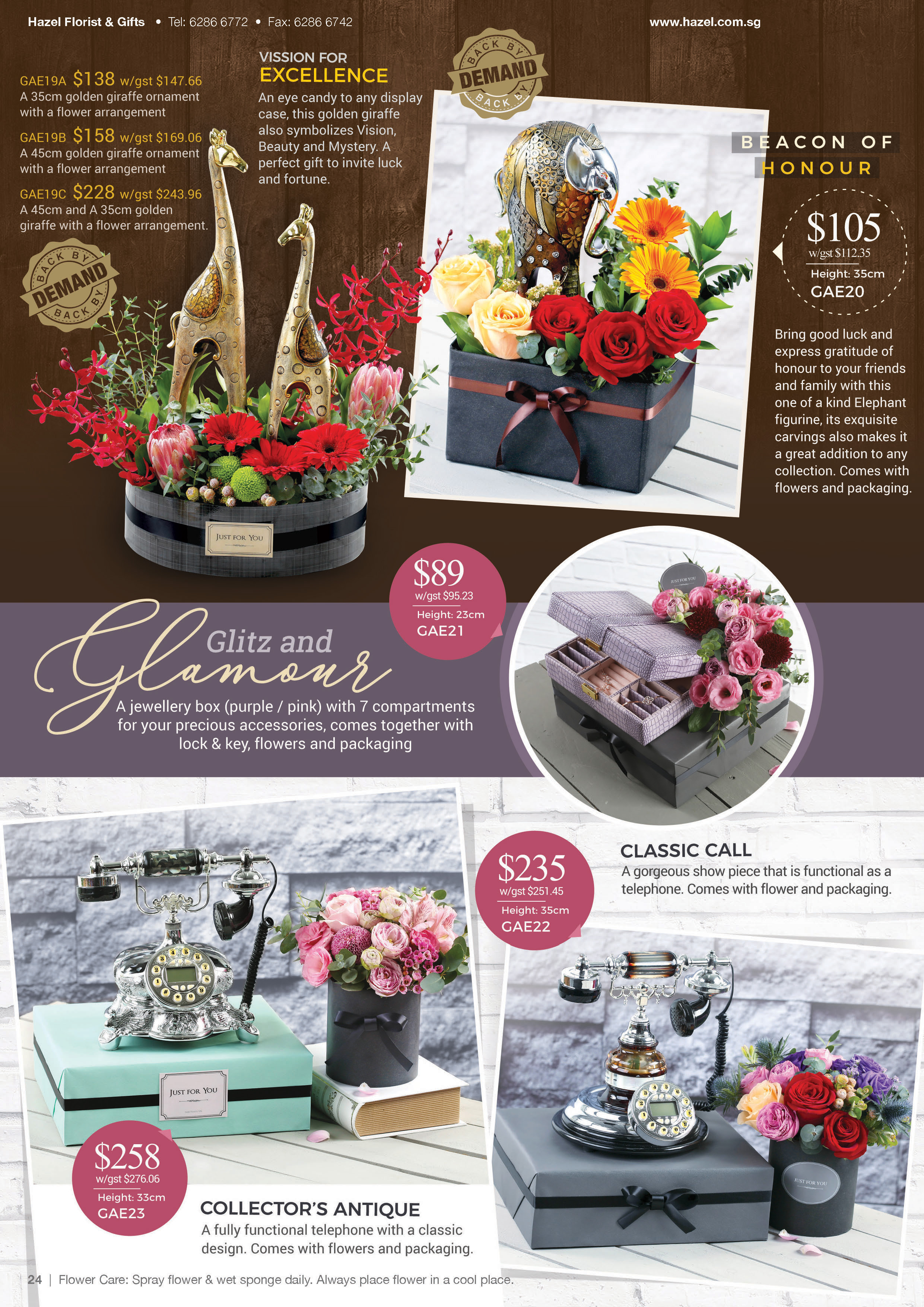 Catalogue Hazel Florist & Gifts Pte Ltd