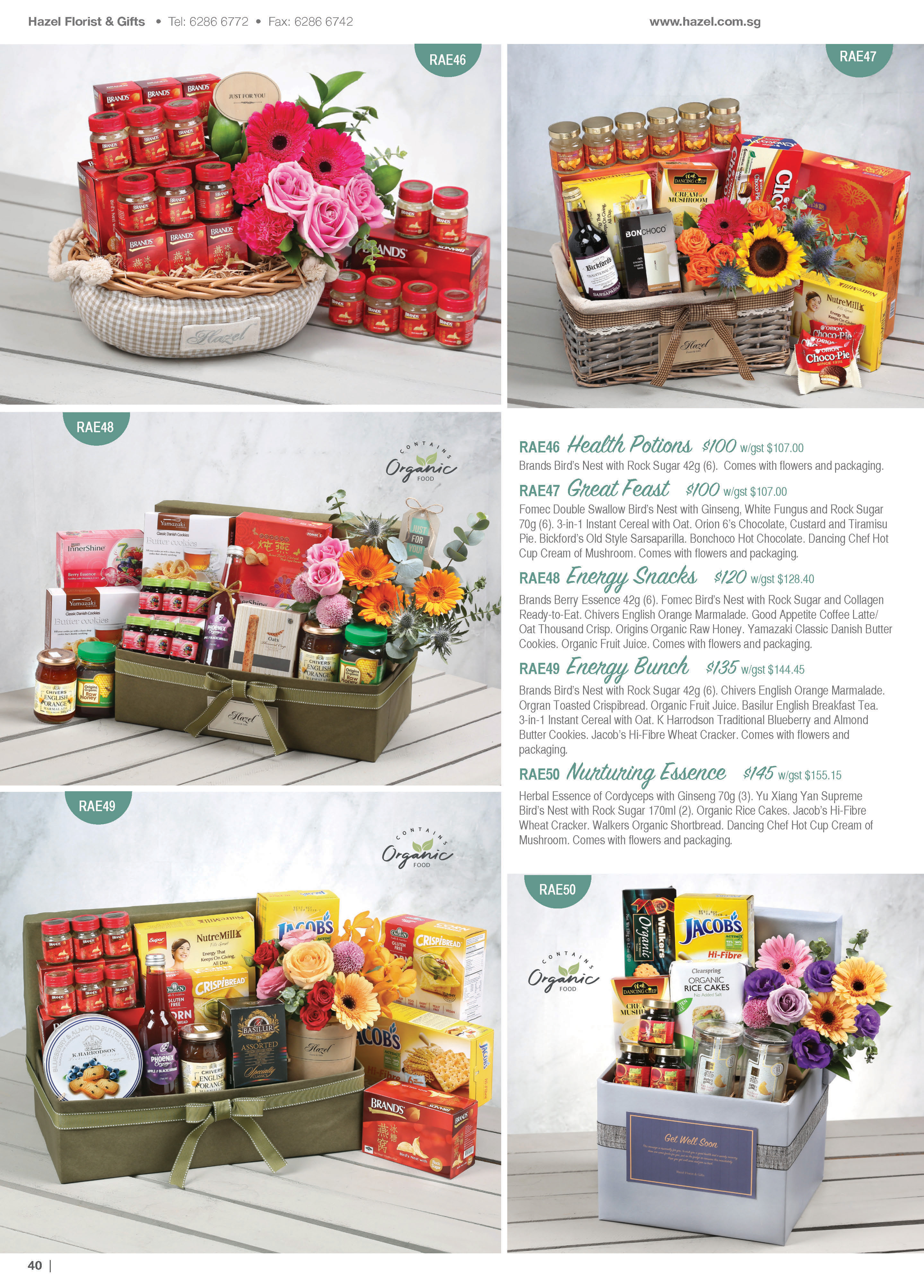 Catalogue Hazel Florist & Gifts Pte Ltd