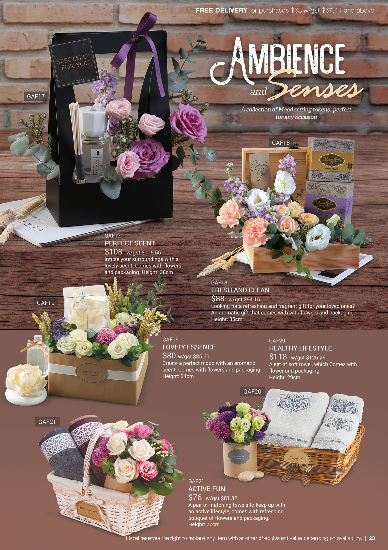 Catalogues Hazel Florist & Gifts Pte Ltd