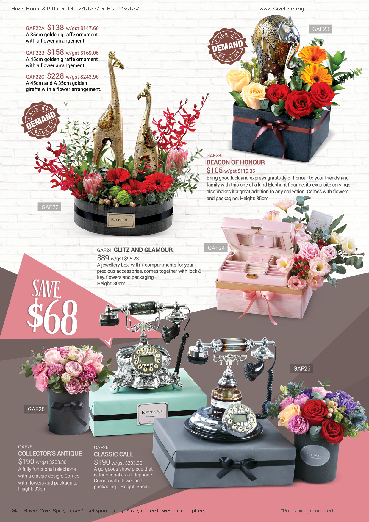 Catalogues Hazel Florist & Gifts Pte Ltd