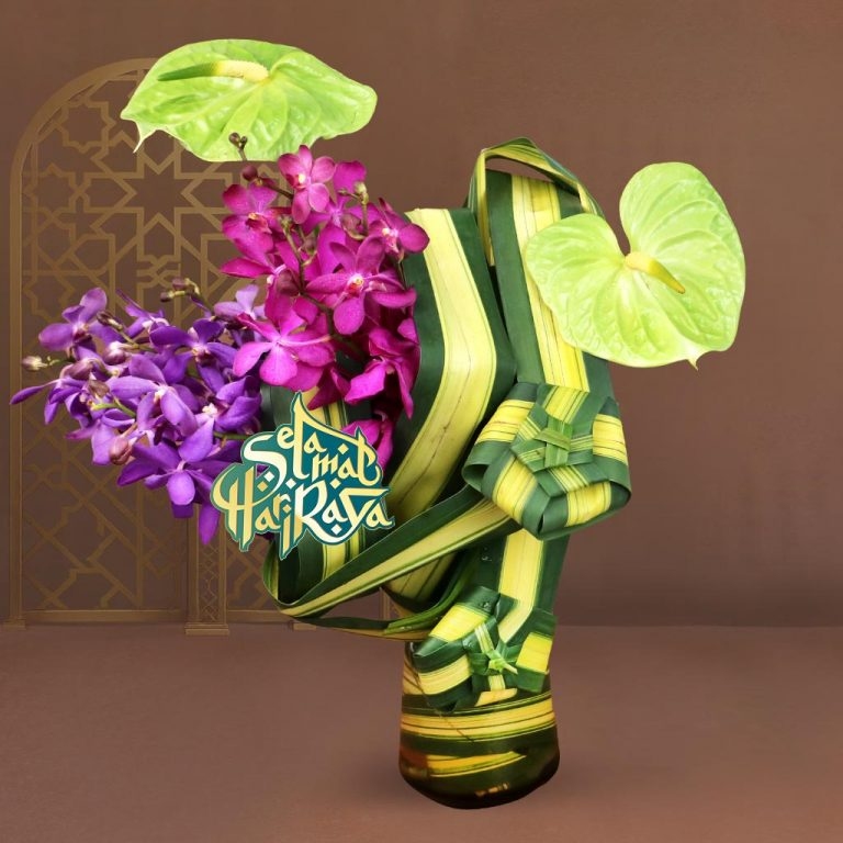 hari-raya-flower-table-centerpeice